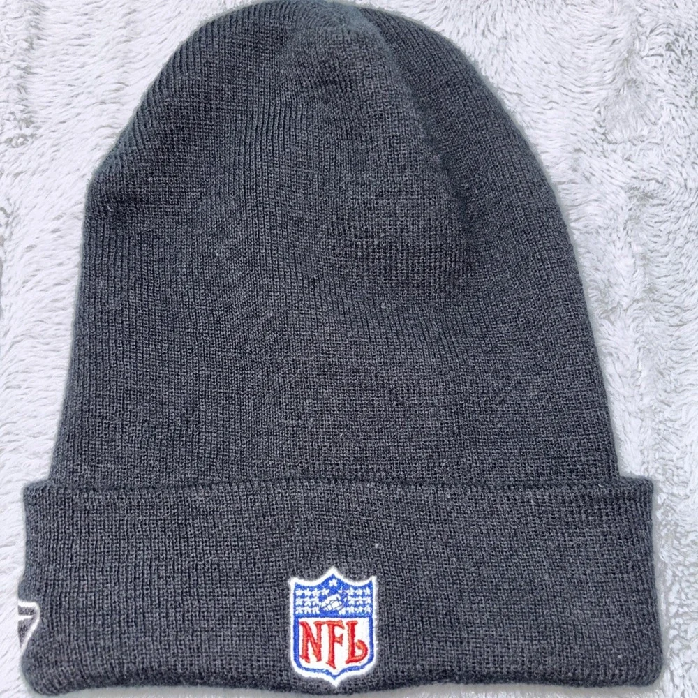 Tampa Bay Adults Size Black  Color‎ Beanie Hat Embroidered Logo NFL